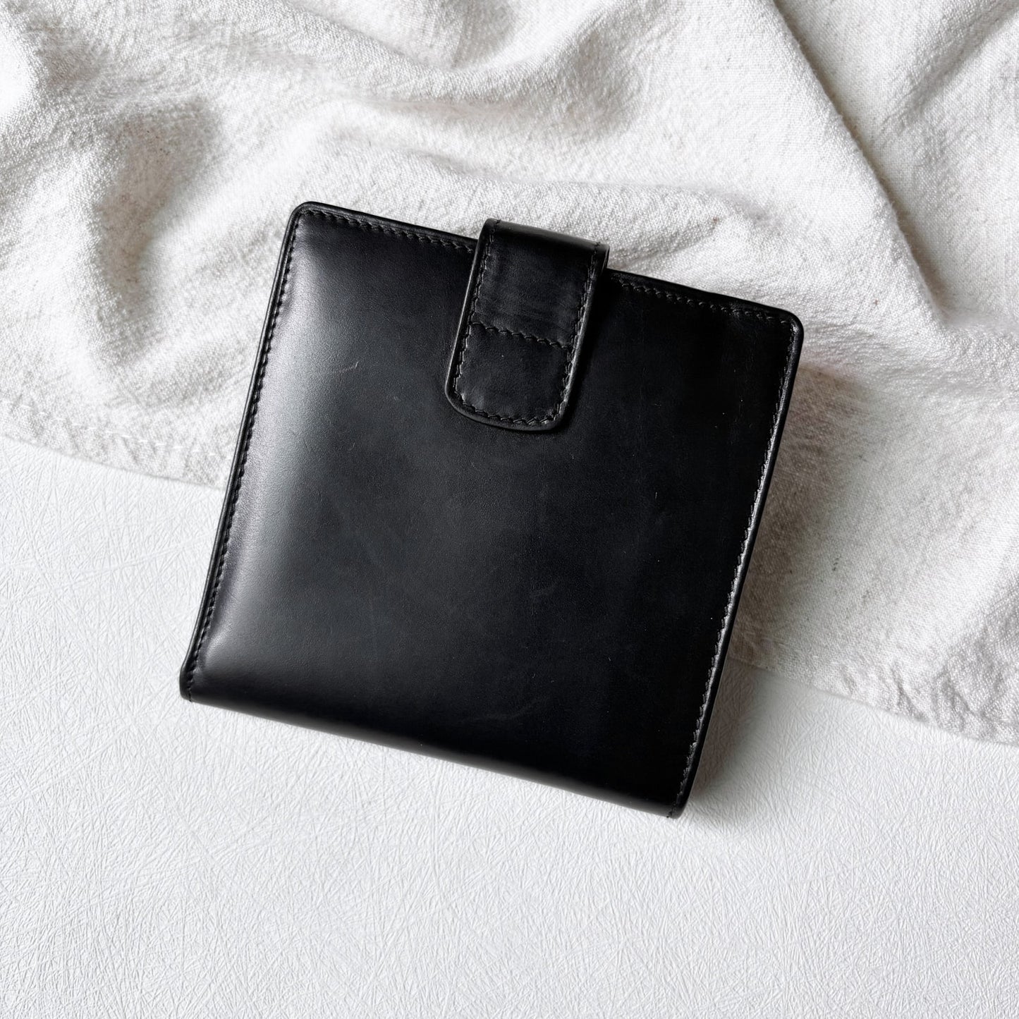 Vintage Bally 金屬簡約短夾