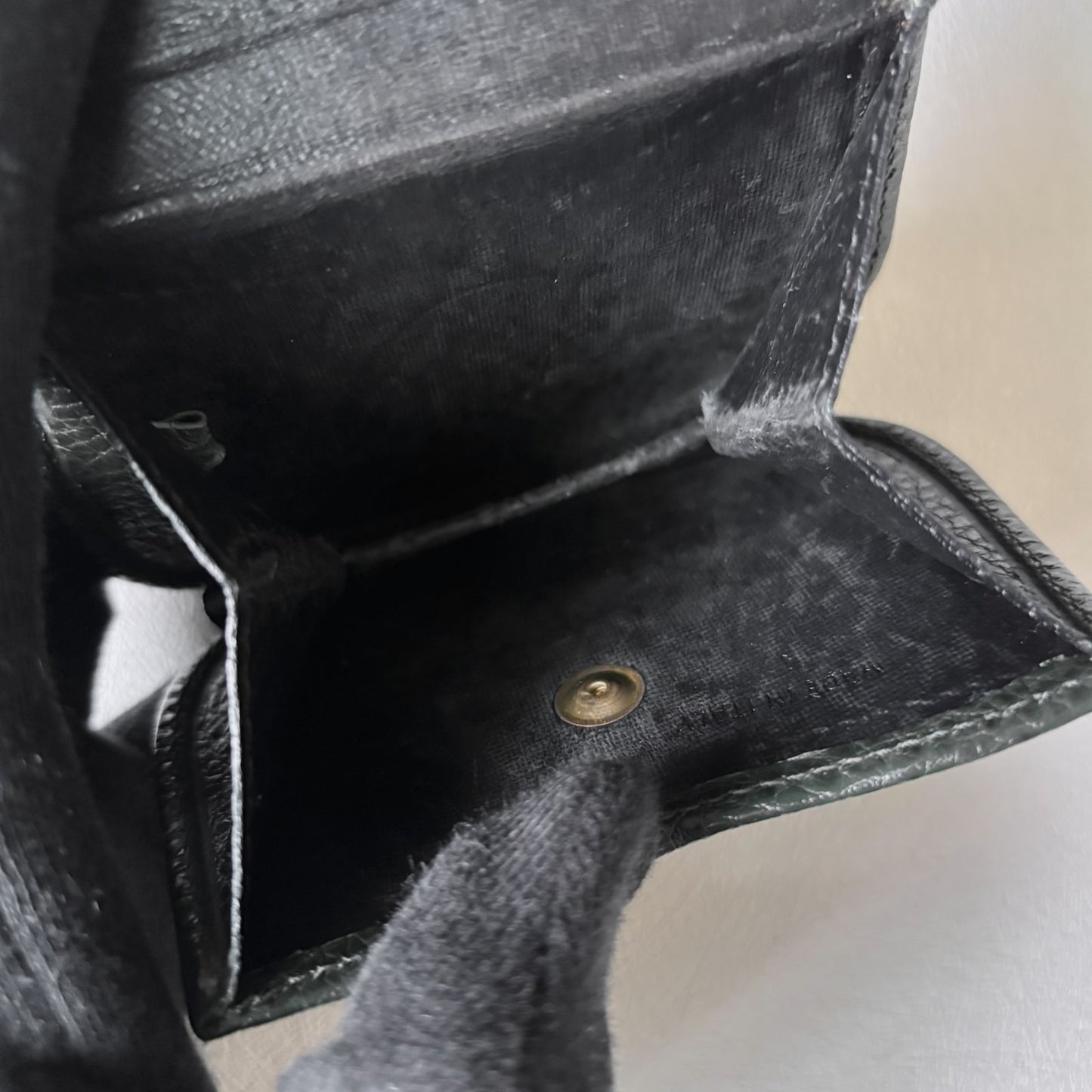 Vintage Bally 深綠色小零錢包 - Folklore