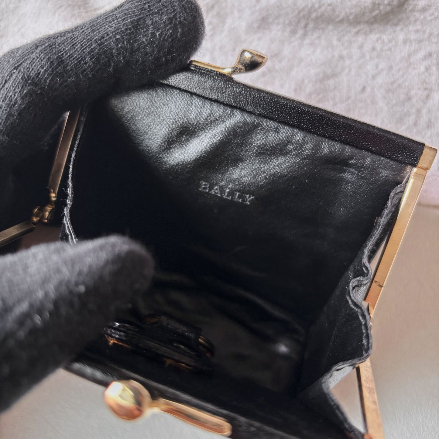 Vintage Bally 口金零錢包