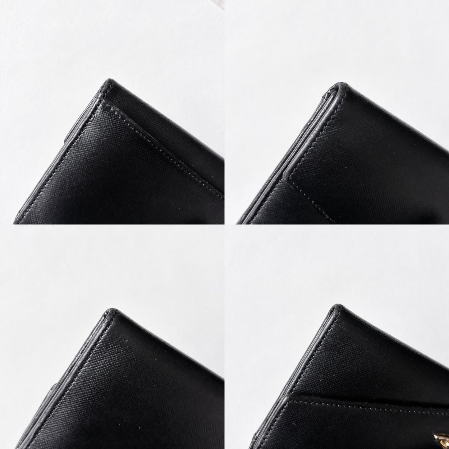 Vintage Vivienne Westwood 十字壓紋牛皮信封長夾 - Folklore