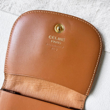 Vintage Celine Clamshell Coin Purse