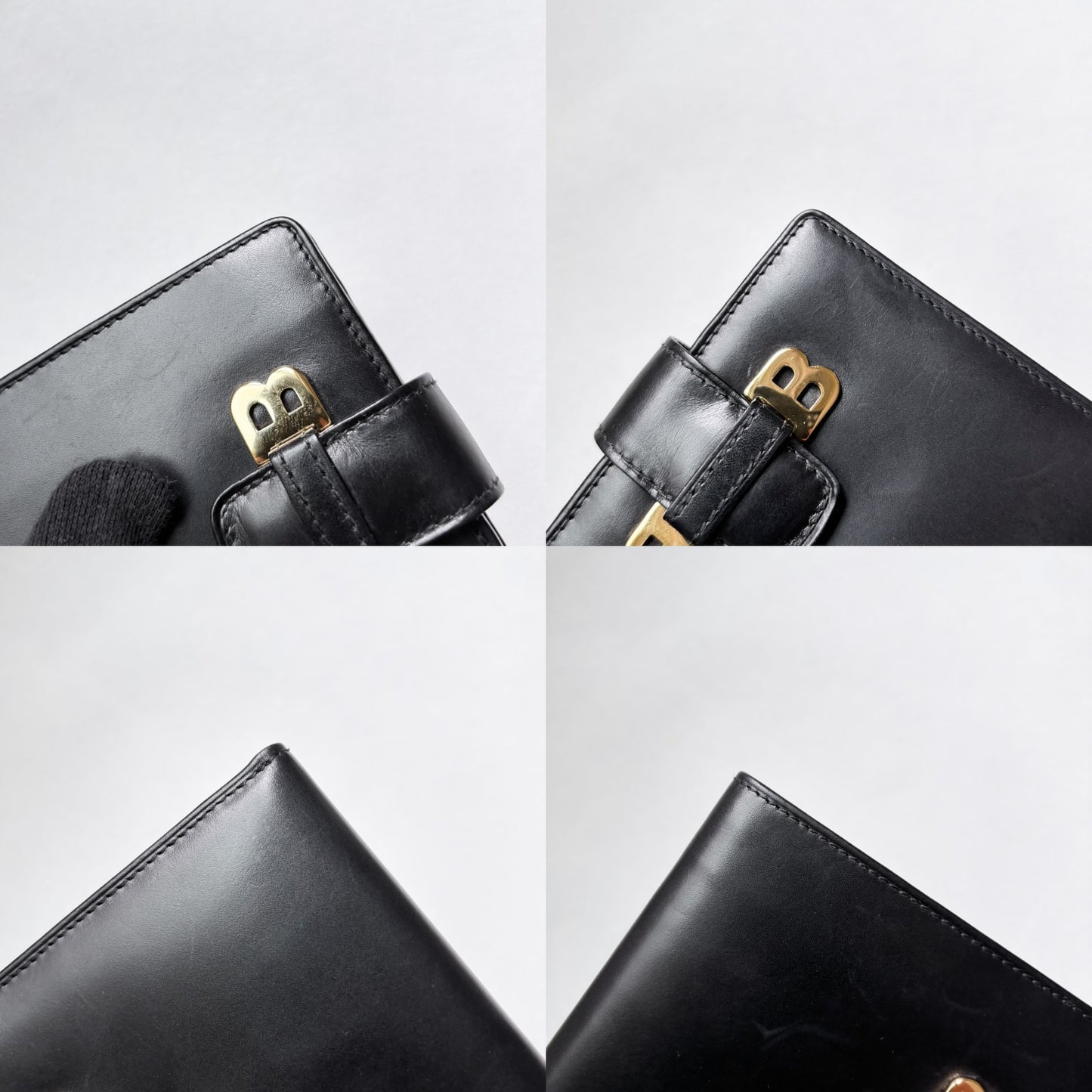 Vintage Bally 金屬簡約短夾